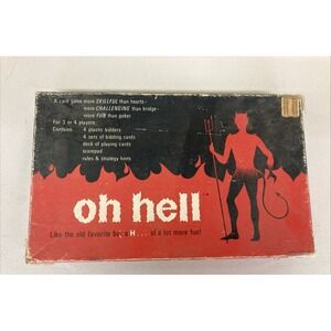 Oh Hell! Card Game (1973) by Cadaco | Vintage Party Trick-Taking Game Complete